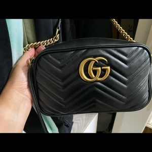 GG Marmont small matelassé shoulder bag